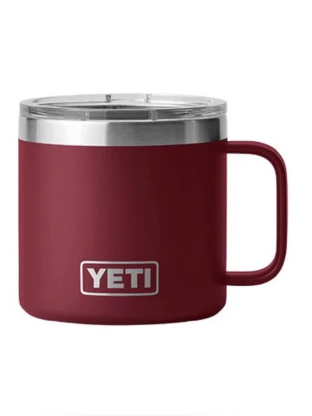 YETI RAMBLER 14OZ NON STACKABLE MUG WITH MAGSLIDER LID in Harvest Red